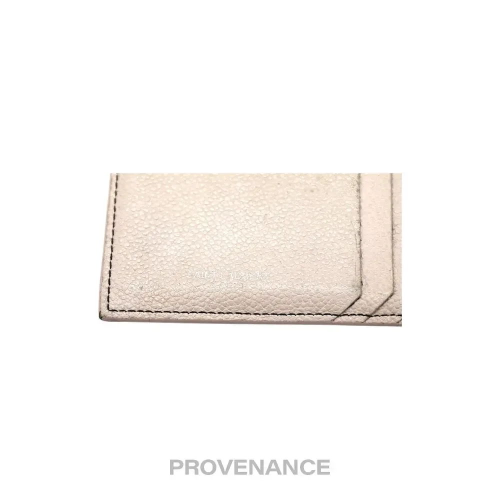 🔴 Saint Laurent Paris SLP Fragment Zip Card Wallet - Powder Pink - Picture 7 of 10